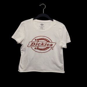 Dickies Graphic Big Logo Cropped T-Shirt Women's LARGE
